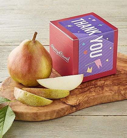 &#34;Thank You&#34; Single Pear Gift